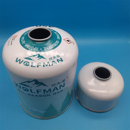 Bote portátil personalizado del cartucho de gas butano de 220g 227g para la quema de la estufa